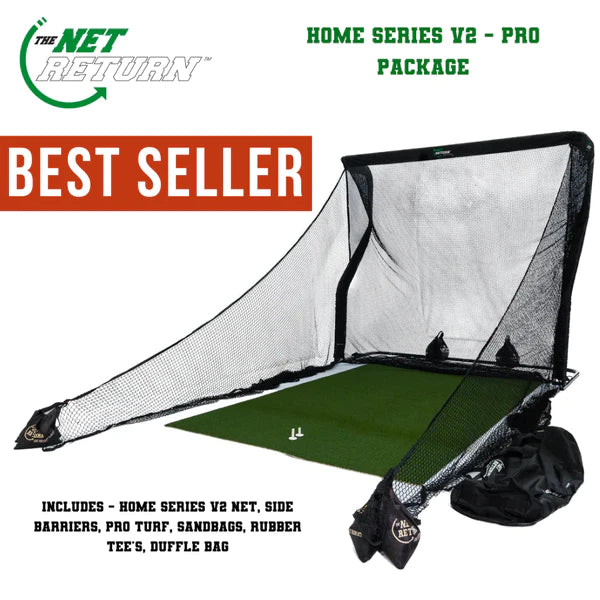 Garmin Approach R10 Practice Package with The Net Return | Golf Simulator and Launch Monitor