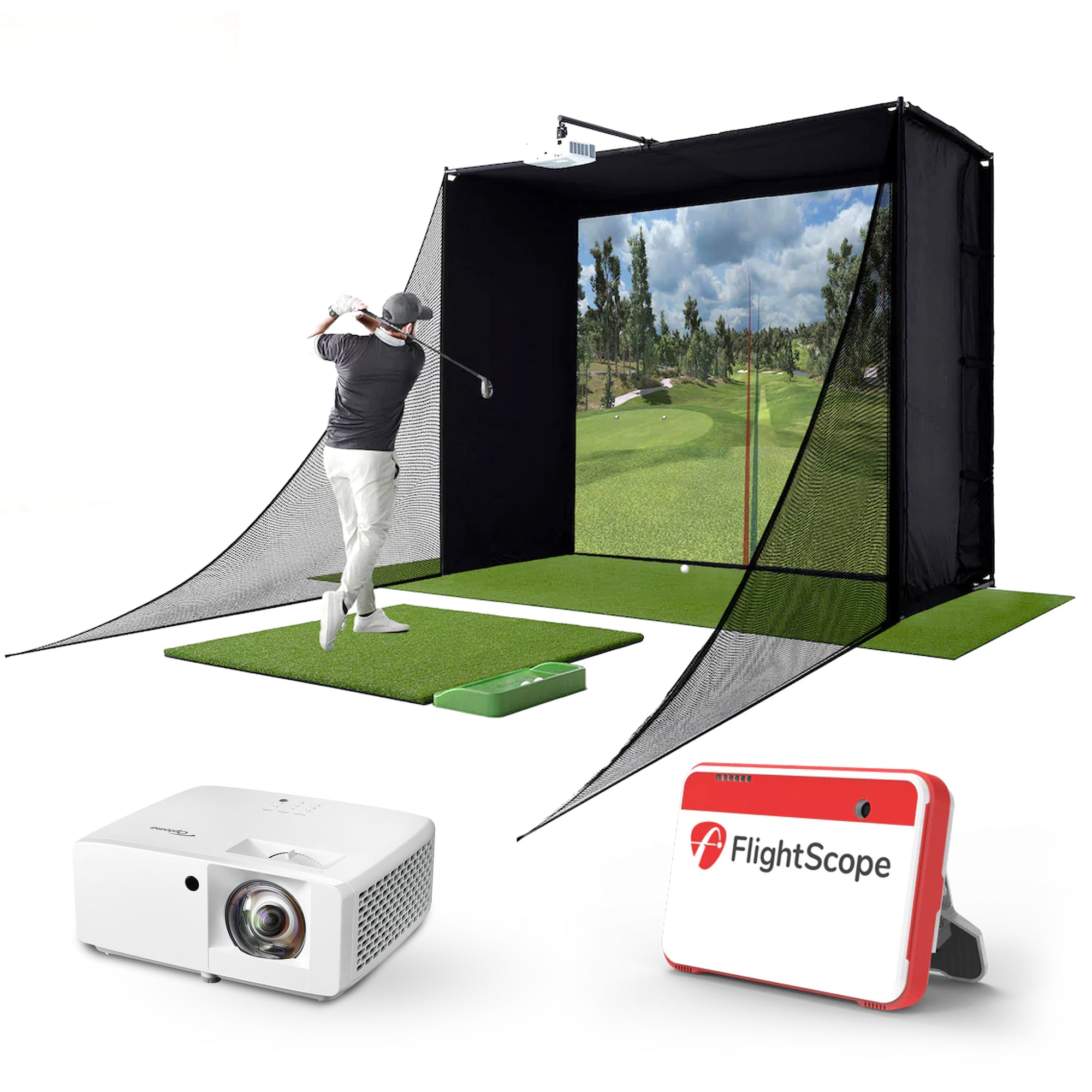 FlightScope Mevo+ Golf Launch Monitor and Simulator