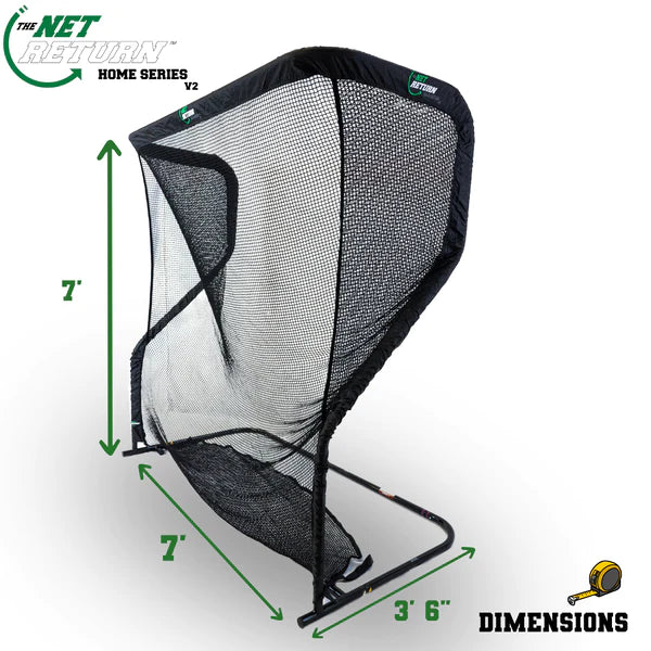 Rapsodo MLM2Pro Practice Package with The Net Return | Golf Simulator and Launch Monitor