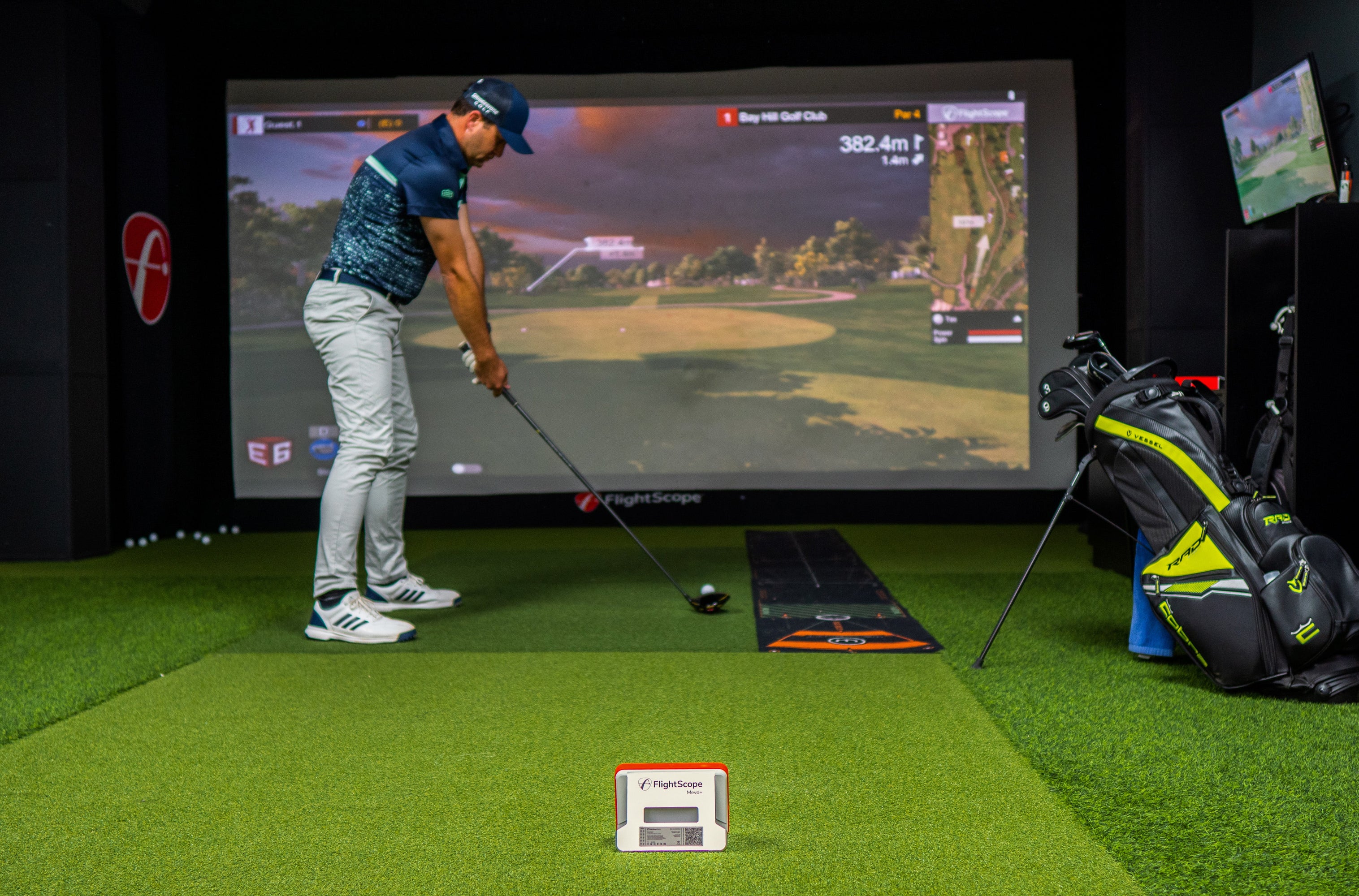 FlightScope Mevo+ Golf Launch Monitor and Simulator