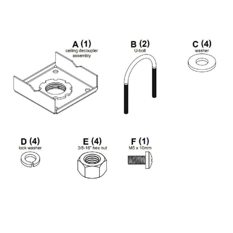 Frame-Mount Projector Mounting Kit