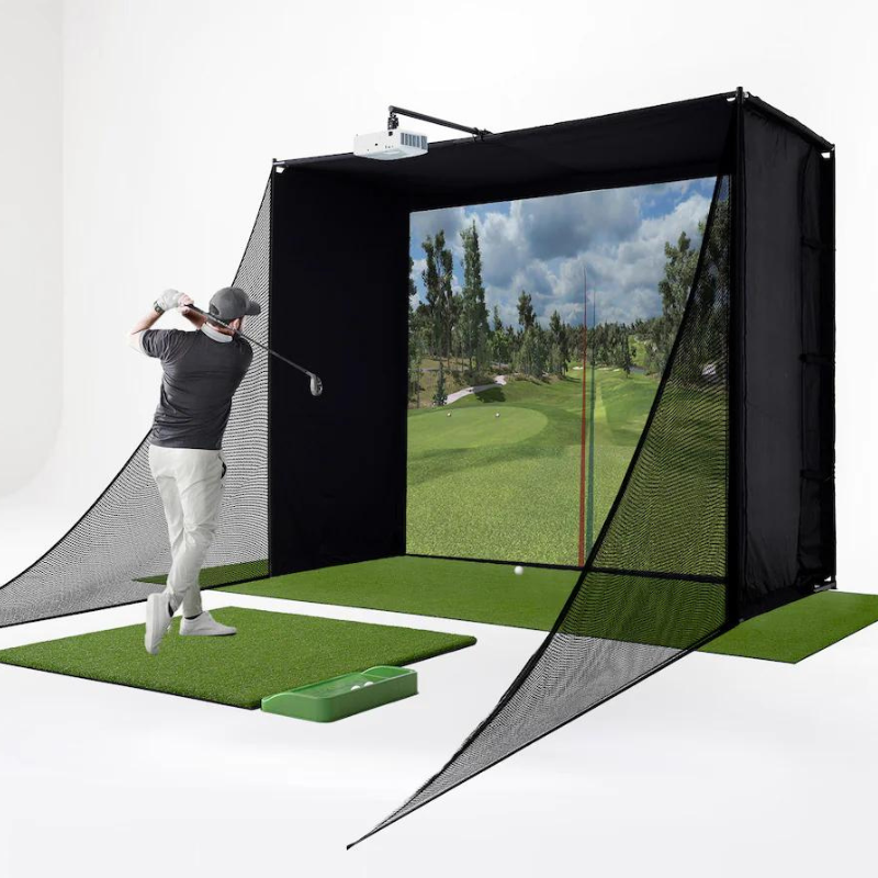 Golf Simulator Studio Package (no launch monitor, with projector)