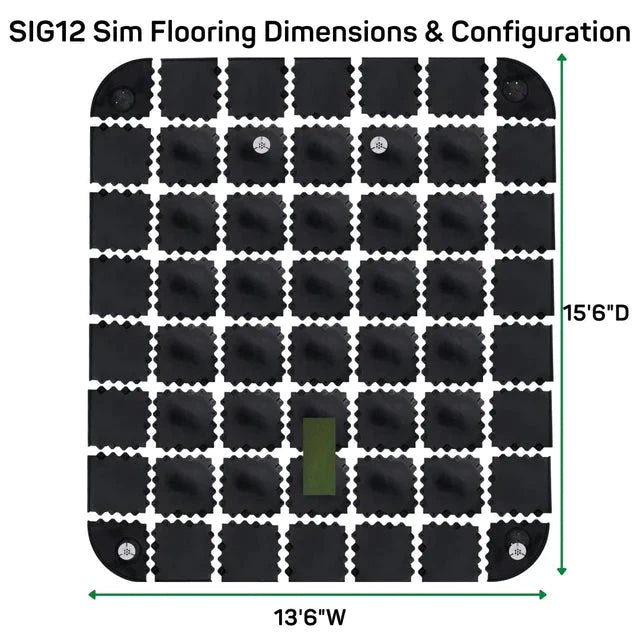 Shop Indoor Golf SIGPRO Golf Simulator Flooring