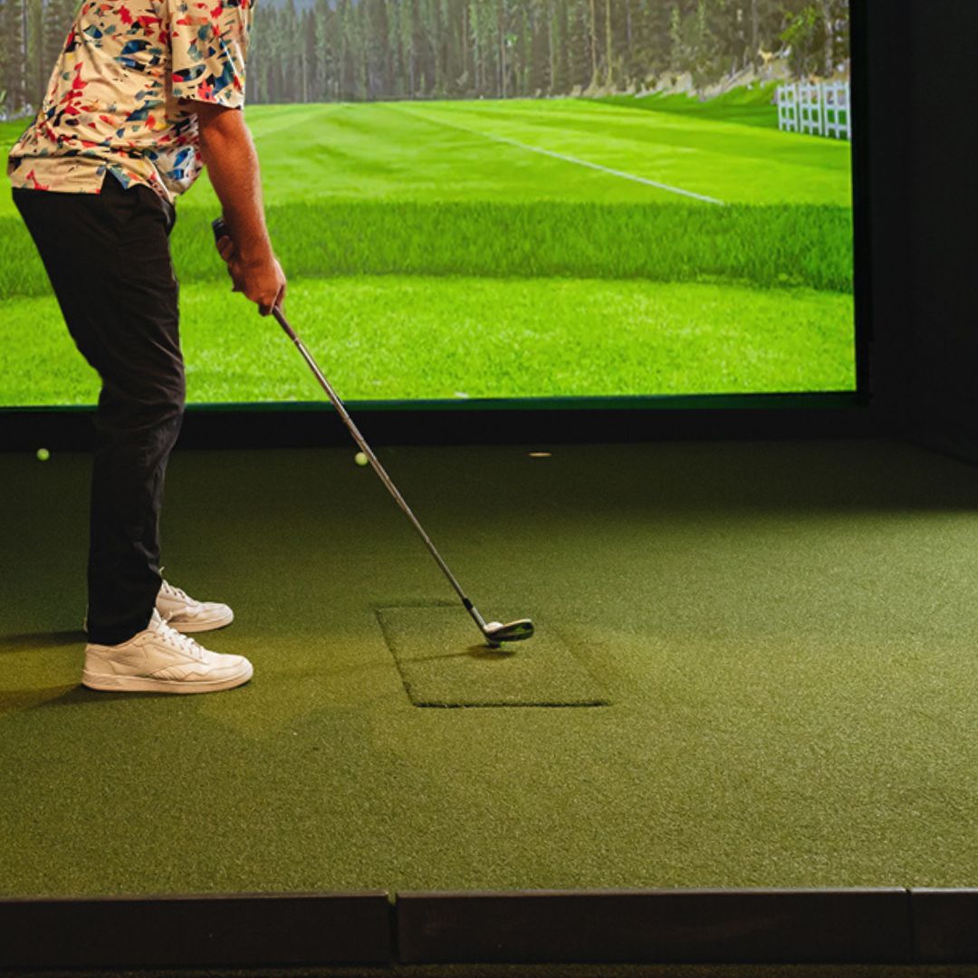 Shop Indoor Golf SIGPRO Golf Simulator Flooring